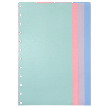 Afbeeldingen van Filofax Notebook A4  index 4-tabs pastel assorti