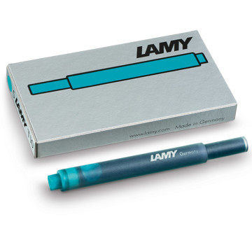  inktpatroon Lamy T10 turquoise 5stuks