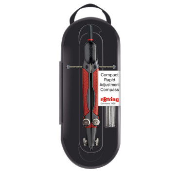 passer Rotring Compact 170mm precisie instelling - tot Ø36cm