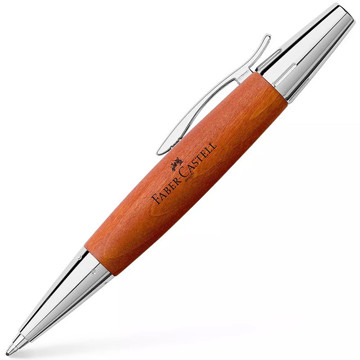 Faber-Castell E-Motion Pearwood Brown balpen