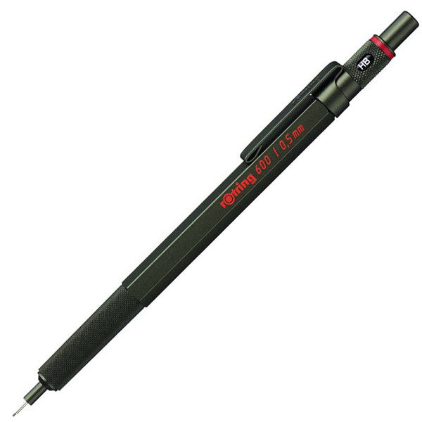 vulpotlood Rotring 600 0.5mm groen