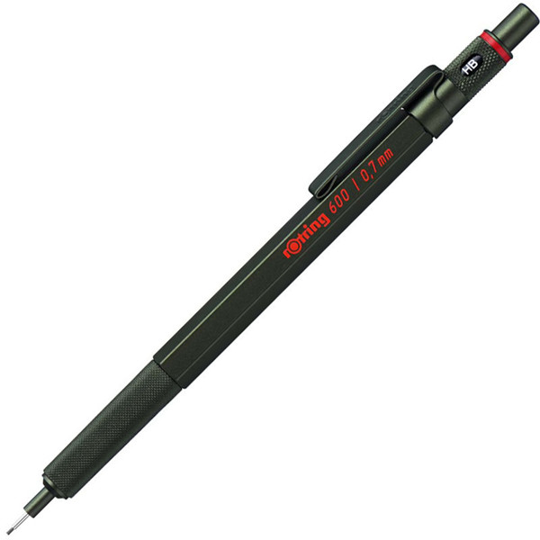 vulpotlood Rotring 600 0.7mm groen