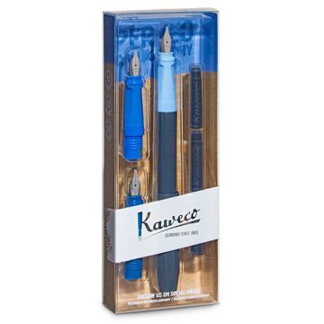 Kaweco PERKEO kalligrafiepen 3 pennen in plastic doos