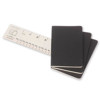 Afbeelding van Moleskine Cahier Journals Pocket blanco  zwart - 3stuks