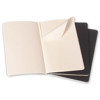 Afbeelding van Moleskine Cahier Journals Large blanco Black - 3stuks