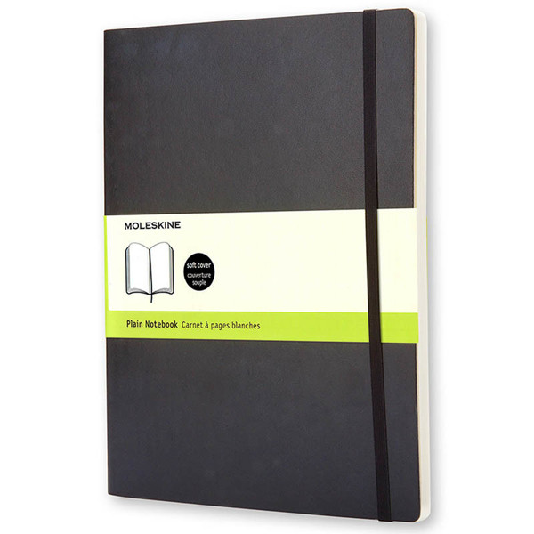 Afbeelding van Moleksine Notebook XLarge blanco  - Soft cover Black