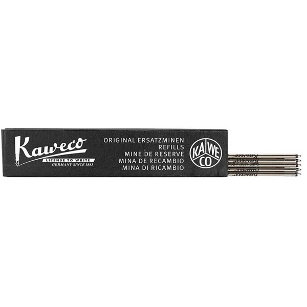 Afbeelding van Kaweco balpenvulling D1 Black broad 1.2mm 5stuks