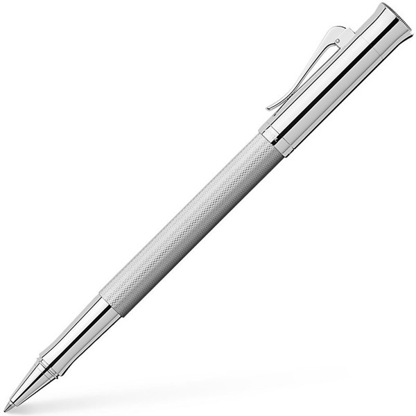 Graf von Faber-Castell Guilloche Rhodium rollerpen