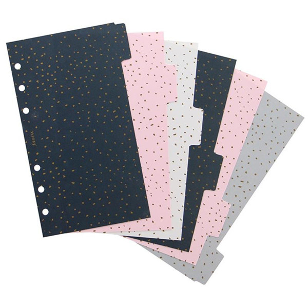 Afbeelding van Filofax Personal index 6-tabs Confetti assorti coloured