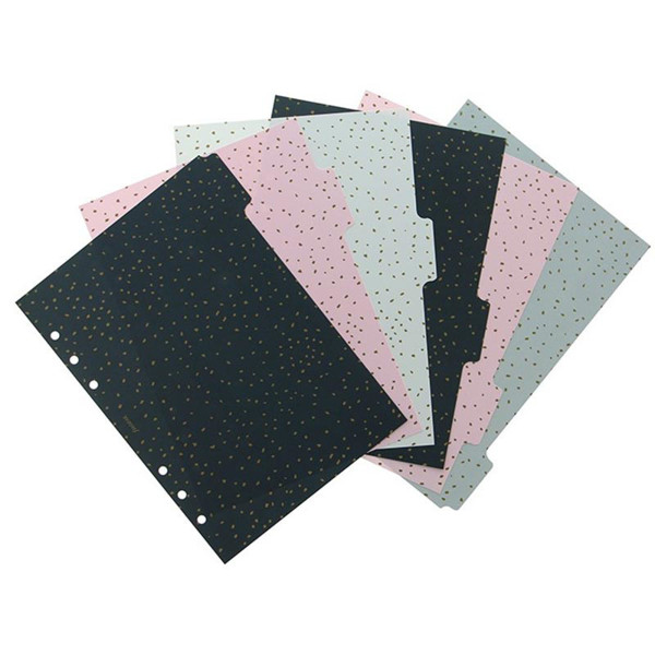 Afbeelding van Filofax A5 index 6-tabs Confetti assorti coloured