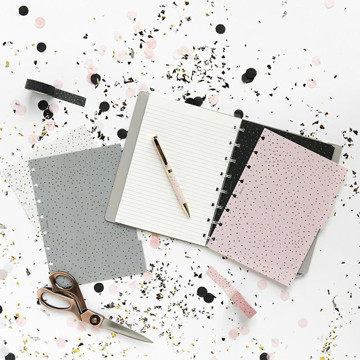 Afbeeldingen van Filofax Notebook A5  index  4-tabs Confetti assorti coloured