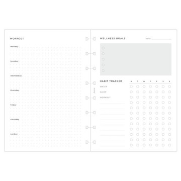 Afbeeldingen van Filofax Notebook A5  Wellness Tracker