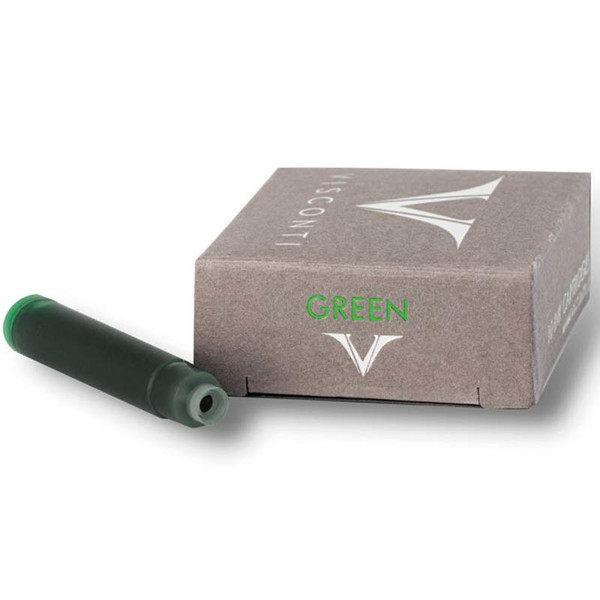 inktpatroon Visconti green 10stuks