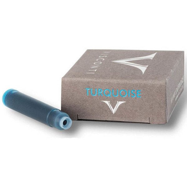 inktpatroon Visconti turquoise 10stuks