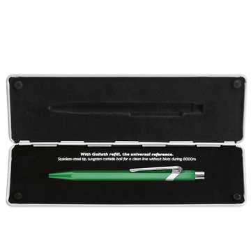 Afbeeldingen van Caran d'Ache 849 Metal-X Green balpen