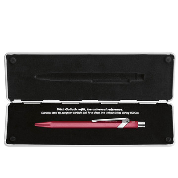 Afbeeldingen van Caran d'Ache 849 Metal-X Red balpen