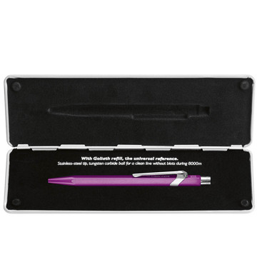 Afbeeldingen van Caran d'Ache 849 Metal-X Violet balpen