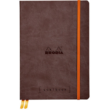 Rhodia Goalbook 145x210mm A5 bullet journal - chocolate