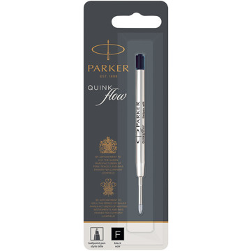 Parker QuinkFlow zwart 0.8mm Fine