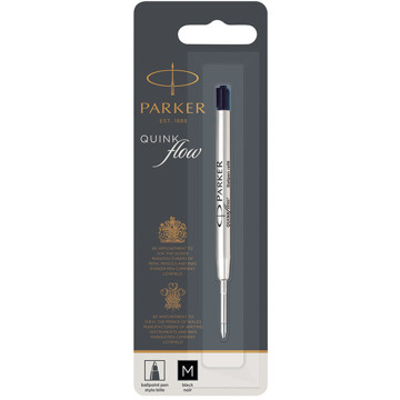 Parker QuinkFlow zwart 1.0mm Medium