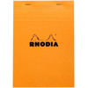 schrijfblok Rhodia No.19 A4+ ruit 5mm wit papier 80vel 80gr