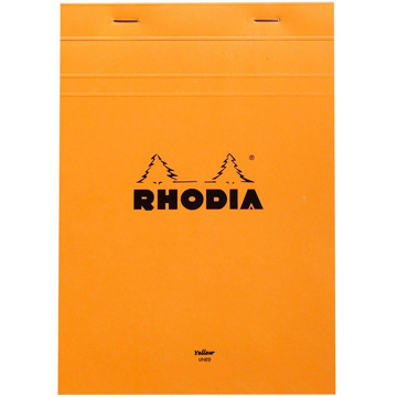 Rhodia notitieblok No.19 A4+ gelijnd  geel papier