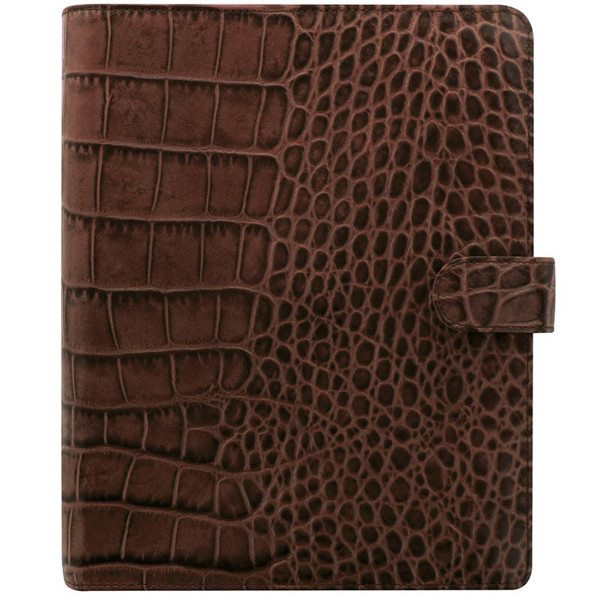 filofax A5  Classic Croc Chestnut