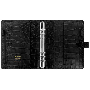 Filofax A5  Classic Croc Ebony