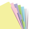 filofax A5 index 6-tabs blanco pastel