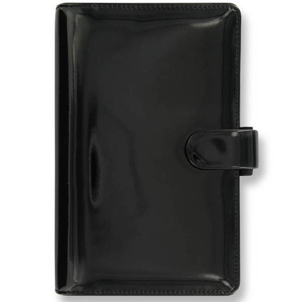 filofax Personal  Compact Patent Black