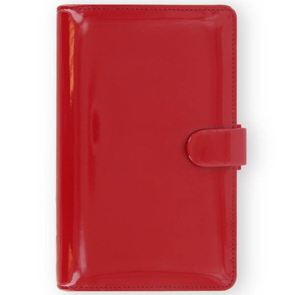 filofax Personal  Compact Patent Red