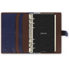 filofax Personal  Nappa Chocolate & Blue