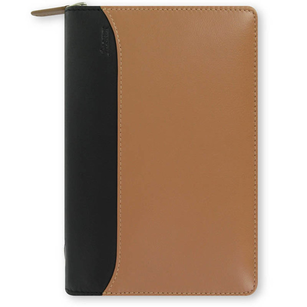 filofax Personal  Nappa Taupe & Black + rits