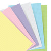 filofax Personal papier ruit 5mm pastel