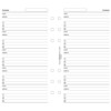 filofax Personal naam / adres / fax / E-mail / telefoon / mobiel - wit