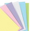 filofax Pocket papier gelijnd pastel assorti