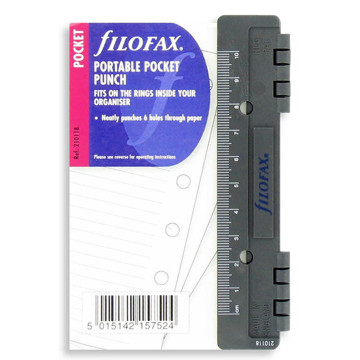 filofax Pocket perforator portable