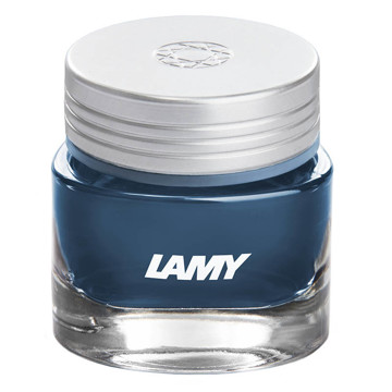 LAMY inktpot T53 Crystal Ink 30ml - 380 Benitoite blauw-zwart permanent