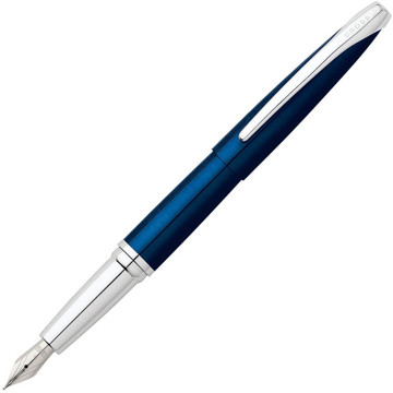 Cross ATX translucent blue lacquer vulpen M