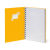 notitieboek Legami Large spiraal 160x210mm gelijnd - Daisy