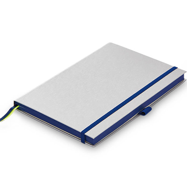 LAMY notitieboek A5 hardcover silver-oceanblue