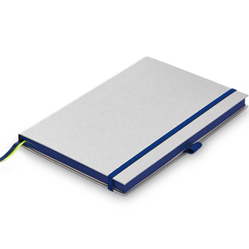 LAMY notitieboek A6 hardcover silver-oceanblue