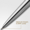 Parker Jotter Steel CT 0.5mm vulpotlood