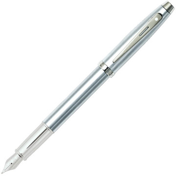 Sheaffer 100 Brushed Chrome vulpen M