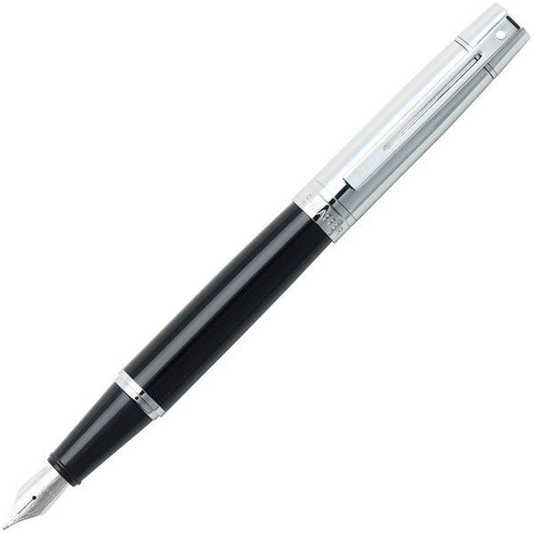 Sheaffer 300 Glossy Black - Chrome Cap CT vulpen