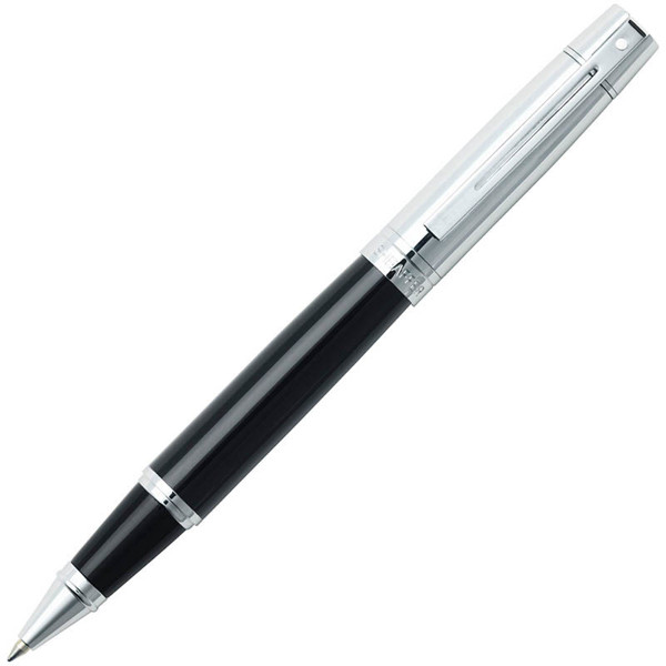 Sheaffer 300 Glossy Black - Chrome Cap CT rollerpen