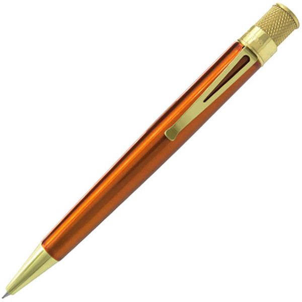 Retro 51 Tornado Brass Classic Lacquer Orange