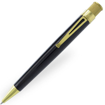 Retro 51 Tornado Brass Classic Lacquer Black