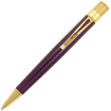 Retro 51 Tornado Brass Classic Lacquer Purple