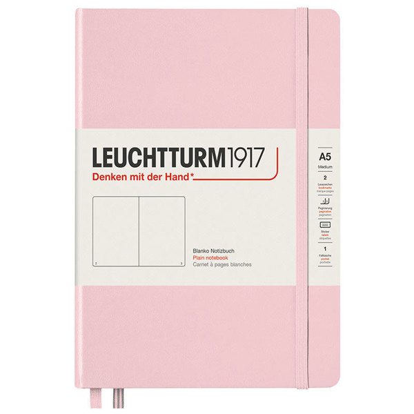 LEUCHTTURM1917 Medium A5 notitieboek Powder blanco